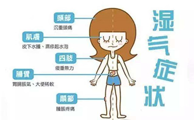 體內濕氣重會導致皮膚病嗎